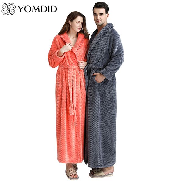 

men women long bath robe bath towel bathrobe coral velvet pajamas body spa super absorbent home decoration solid gown towel