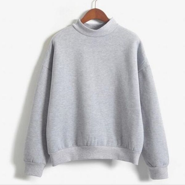 

женская толстовка женщины дизайнер одежды оптовая m xxl симпатичные женщины пуловер цвета 2019 осень зима пальто сыпучие руно толстые очеред, Black