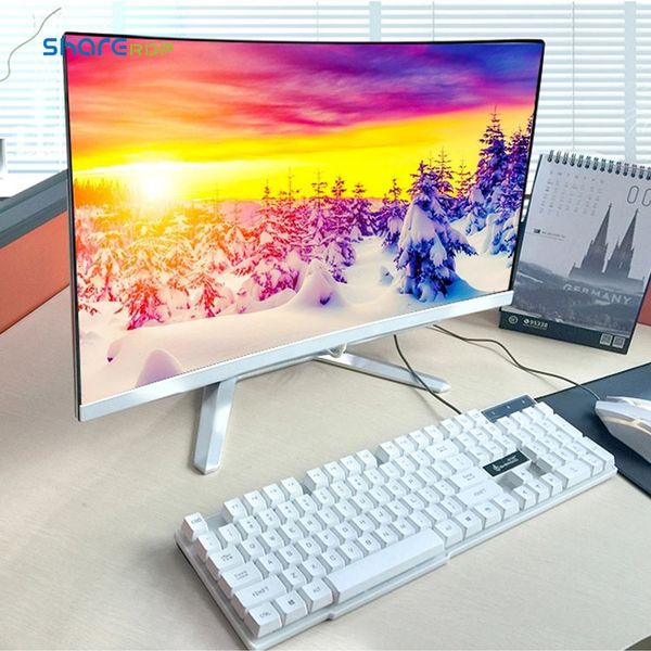 

stand all-in-one+pc 21.5 27 23.8 inch i7 8gb mini deskall in one pc barebone system curved computer i3 i5 with battery