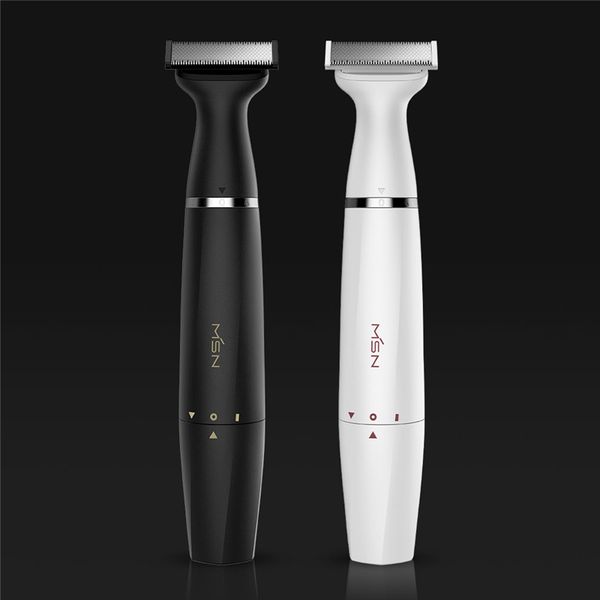 

msn new multi-purpose electric hair shaver razor waterproof two-way blade dry & wet body leg armpit hair eyebrow styling trimmer