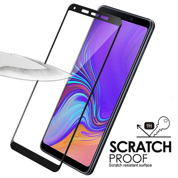 

высокое качество закаленное стекло экрана протектор для samsung galaxy a6 a8 a8 + a3 a5 a7 a6 320 a520 a720 a310 a510 a710