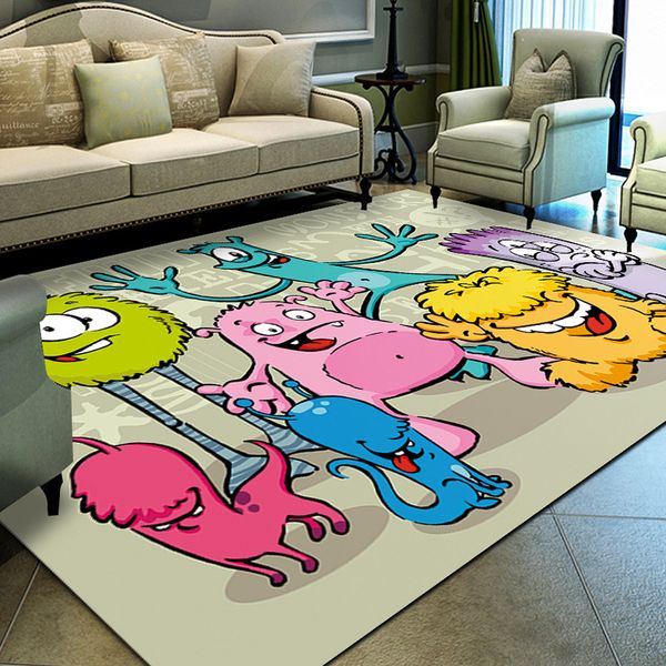 Compre Ninos Serie Gris Alfombras Rectangulares Para La Sala De