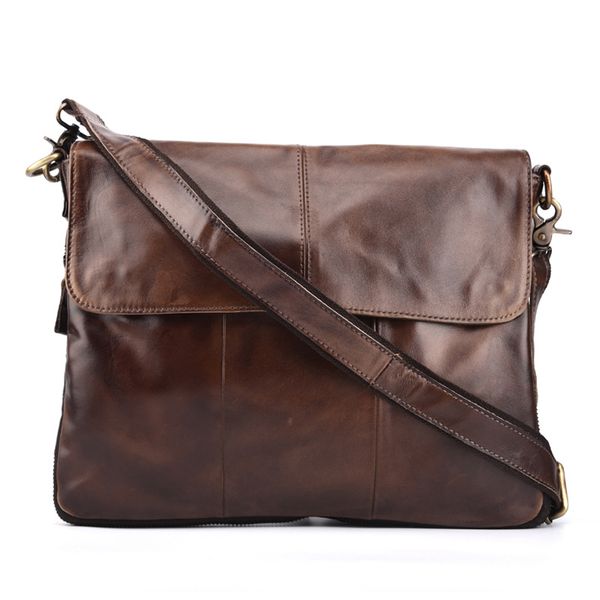

business men's shoulder bag messenger bag briefcase large capacity retro