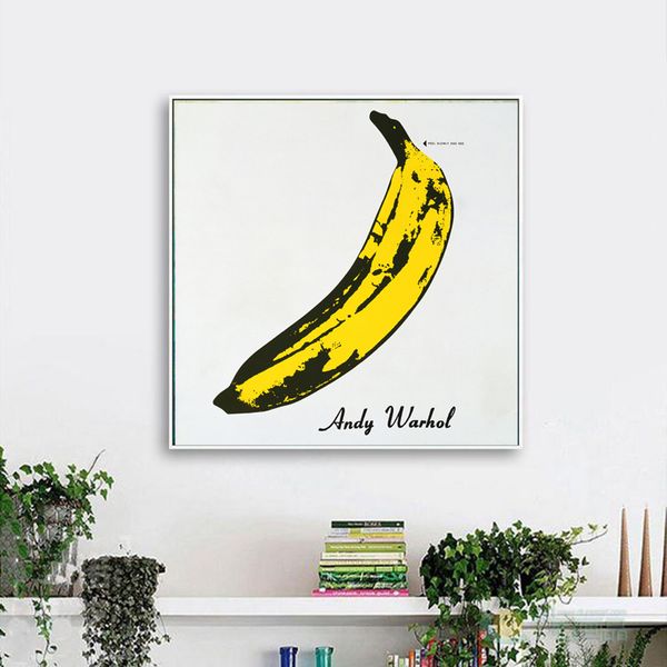 

canvas painting andy warhol large size banana picture classical oil paintings wall art pictures for living room home decor 191005