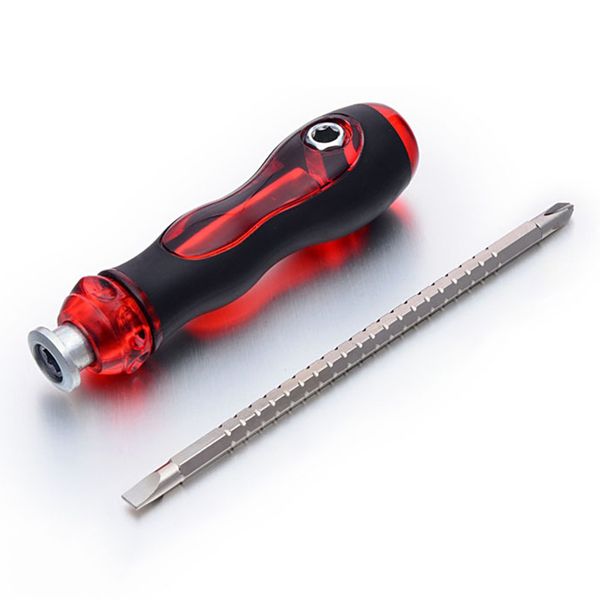 

2 in 1 double end screwdriver hammer magnetic flat screw driver hand tool slc88