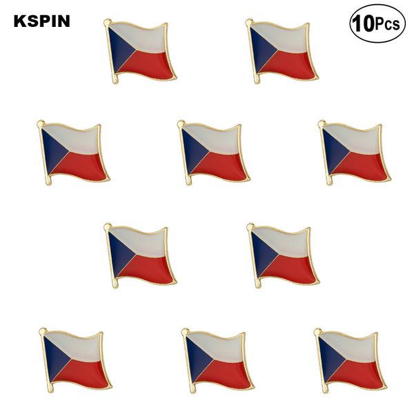 

czech rep. flag lapel pin flag badge brooch pins badges, Gray