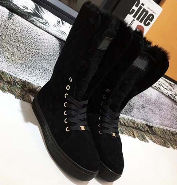 

новй негођп ѬенеѬ мода поѬивна обђв вокого каева кожане апоги, Black