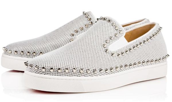 

last designer red bottom sneakers casual shoes mens womens black lows spikes flats loafers boat genuine leather design man woman shoe z9 d09