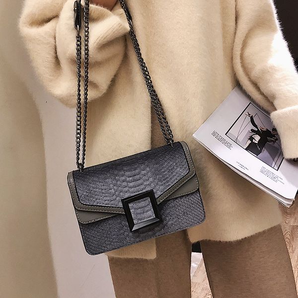 

2020 новых женщины сумки змейка печать мешка плеча vintage crossbody плечо женщины посыльная кожа