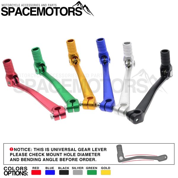 

aluminium gear shift lever shifter dirt bike pit motorcycle offroad pitbike cnc fit kayo apollo bosuer 110/125/140/150/160/250cc