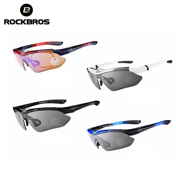 

rockbros mbt cycling glasses polarized sports men outdoor sunglasses goggles sport riding eyewear bicycle glasses bike 5 lenses