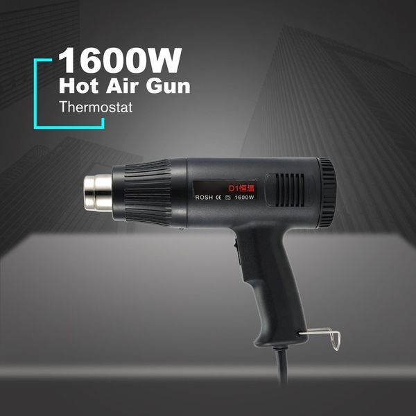 

1600w thermostat air gun heat air blower shrink wrapping paint stripper soldering welding thermal power tool au plug