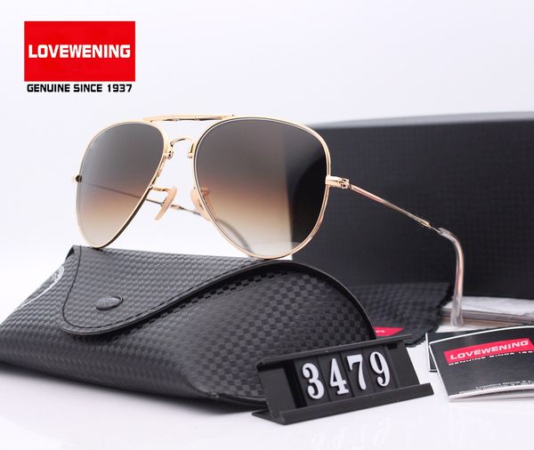 

style (4) high-quality men driving folding sunglasses portable glasses gradient hd polaroid uv400 lens 0l3479 001 58-14 ing, White;black