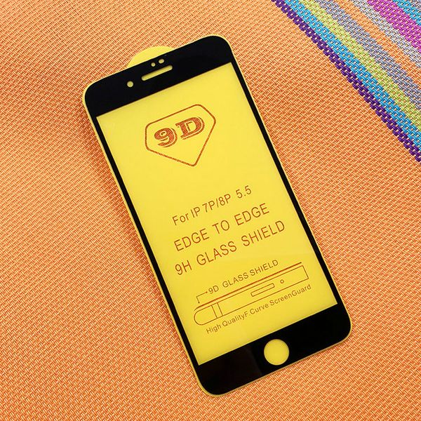

new for iphone 11 pro xs max xr x 8 7 6 plus 9d curved full screen tempered glass screen protector film without package factory price