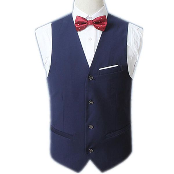 

полиэстер mens vest дизайн рукава костюм мужчина для vest vintage style gilet v-шейка slim fit white wedding жилеты дышащей, Black;white