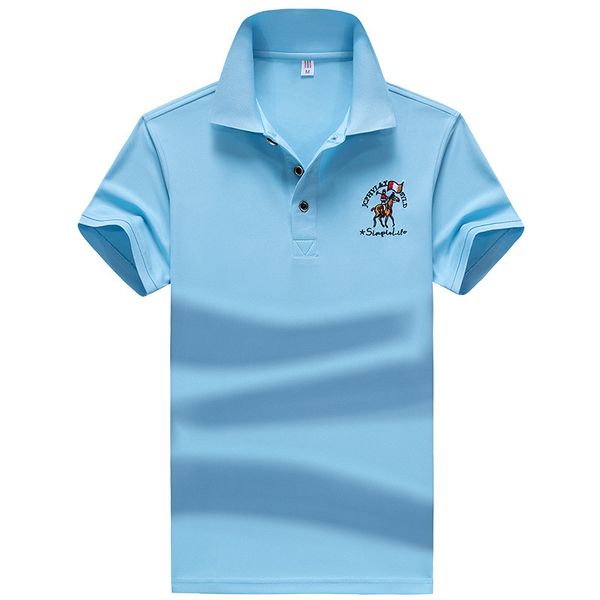 

2019 men new style short-sleeved polo shirt korean-style trend lapel t-shirt young men's slim fit t-shirt casual men's wear, White;black