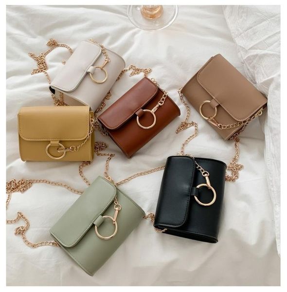 

women's bag new 2020 spring and summer korean version of the wild small bag fashion shoulder pu chain crossbody