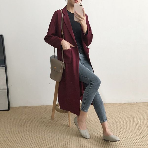 

2019 spring autumn trench coat women fashion casual loose blazer with belt overcoat female korean thin long windbreaker dd2407, Tan;black