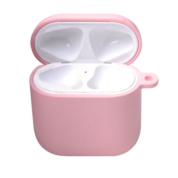 

for airpods liquid silicone case waterproof colorful soft earphone cover with metal buckle with retail packing