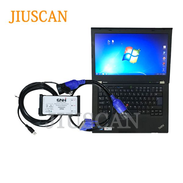 

jiuscan new holland electronic service diagnostic tools with cnh est9.0engineering white cnhdpa5kitdiagnostictoolcf19/t420laptop