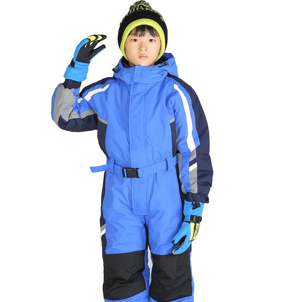 

twe kids skiing snowboard suit coverall one piece snow suit winter clothing child girl boy outdoor insulated pant jacket set