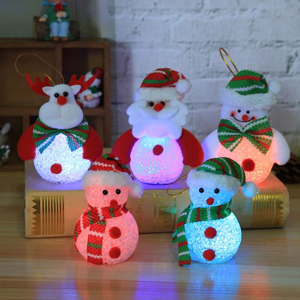 

a led bring light boy christmas tree decoration pendant goods of furniture for display rather than for use children small gift
