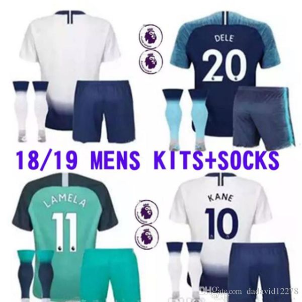 

Kit 2018 2019 kane occer jer ey home away third white kit hirt 18 19 lamela erik en 20 dele 7 on away blue pur football hirt