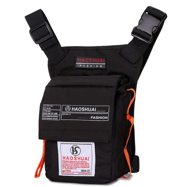 

new nylon leg drop hip bag waist fanny travel trend motorcycle ride single messenger shoulder pack