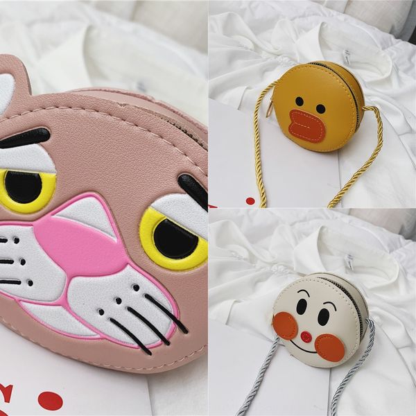 

jg1lh 2019 cartoon little yellow duck little brown shoulder wallet wallet bear cute shoulder bag for boys and girls all-match outdoor coin p