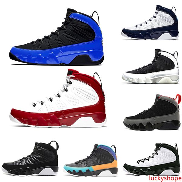 

gym red racer blue citrus 9 ix 9s mens basketball shoes dream it unc la oreo bred space jam men sports sneakers 7-13