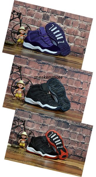 

online kids 11 white red cap gown gym red black stingray ovo midnight navy bred shoes 11s boy girls kids basketball sneaker