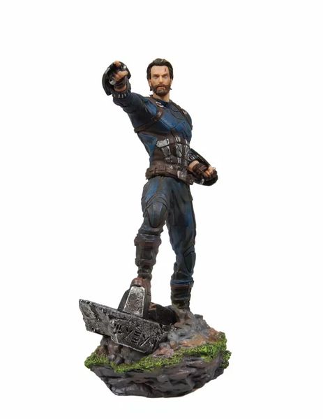 

cartoon manual wholesale avenger alliance 3 infinite war 1/10 boxes of us captain's statue