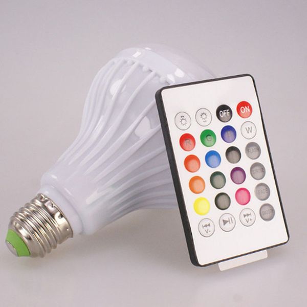 

E27 Smart LED Light RGB Беспроводные Bluetooth-динамики Лампа Лампа Воспроизведение музыки с во
