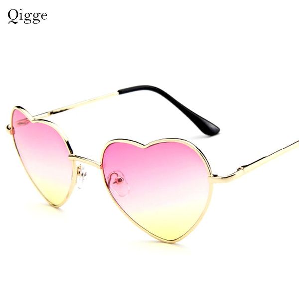 

2020 new fashion heart shaped sunglasses women metal frame reflective lens sunglasses protection men women sunglasses uv400 wdhwd