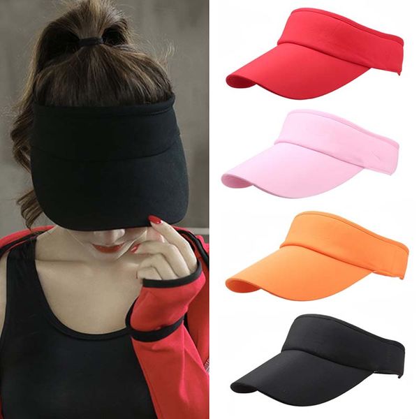 

2019 горячие продажи новые теннисные кепки стильные женщины мужчины унисекс пляж спорт шляпа солнцезащитный козырек гольф шапки летние путеш, Yellow