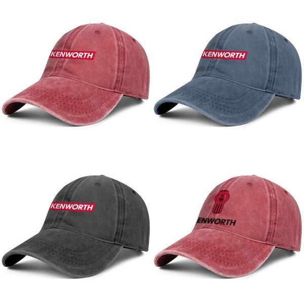 

kenworth w900 trucks mechanics drive dump fashion baseball cap ball fitted adjustable vintage hat personalized denim old, Blue;gray