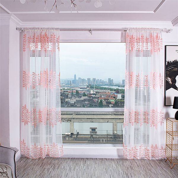 2019 Modern Style Sheer Tulle Door Window Curtain Drape Panel