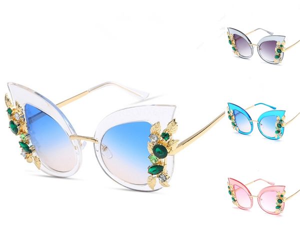 

2020 children glasses wide side glasses colorful baby sunglasses boys eyewear big round frame rivet girls oculos uv400 #398621, White;black