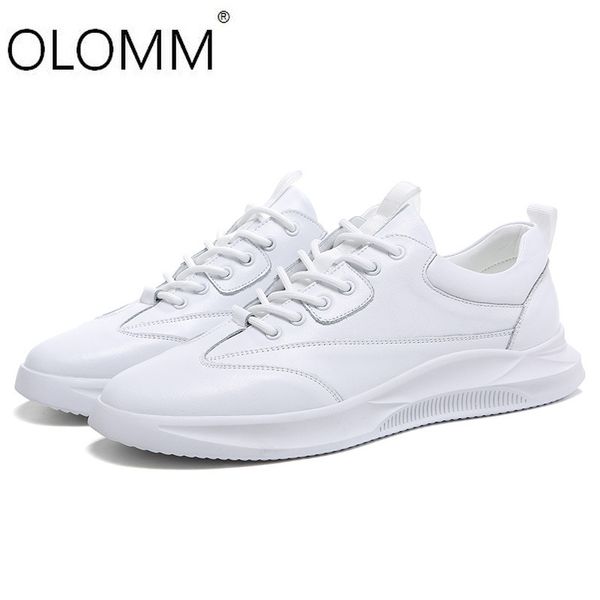 

autumn sports mens summer 2019 new shoes increased casual leather shoes loafers zapatos de hombre chunky sneakers, Black