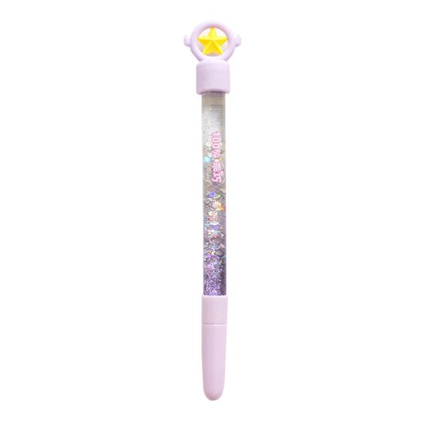 

1pc gradient liquid flow shell gel pen diy office stationery and school supplies smooth writing black small new ink 0.5mm