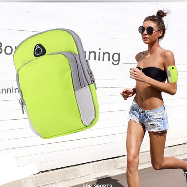 

universal waterproof sport phone arm band case package women men running jogging arm package wrist bag pouch gym bag for phone