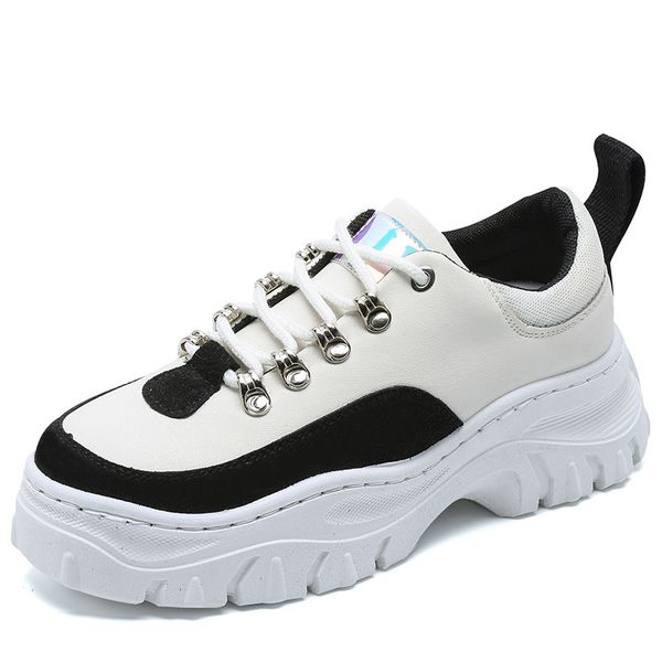 

women casual shoes femme spring autumn shoes women flats fashion lace-up white breathable shoes hj21, Black