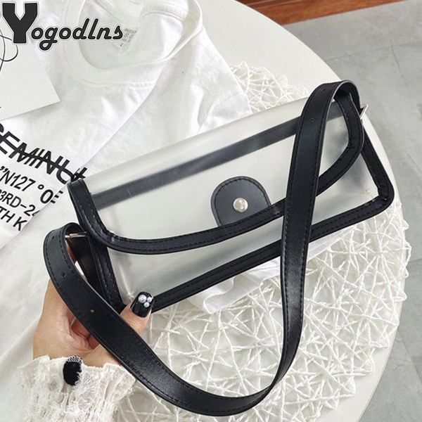 

transparent handbags tote women small shoulder bag lady's baguette bag vintage fashion subaxillary bags summer purses