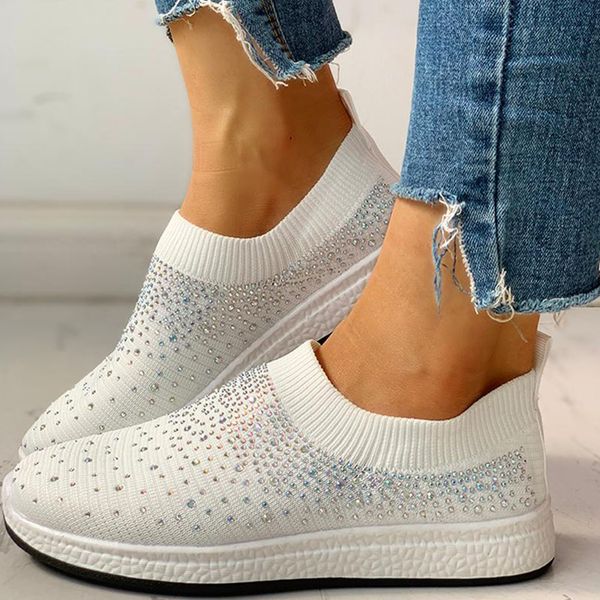 

doratasia plus size 42 white black pink beige walk sneakers traniers spring summer woman shoes slip on 2020 air mesh light flats