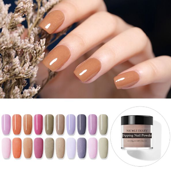 

8 pcs/lot 10ml dipping system holographic chameleon professional nail art decorations colorful shiny nail manicure10g dipping system, Silver;gold