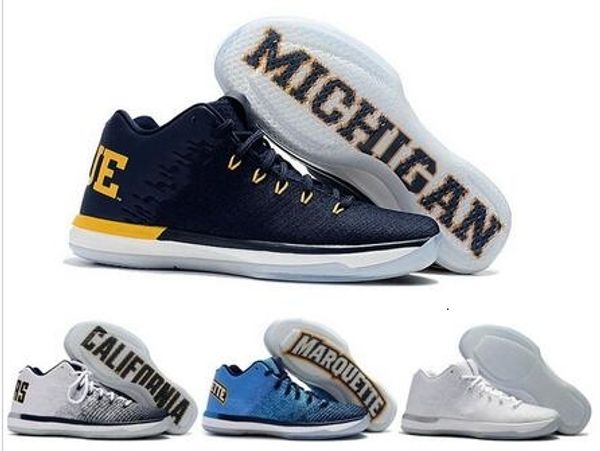 

31 low men basketball shoes xxxi california michigan marquette georgetown 31s sport trainer men sneakers