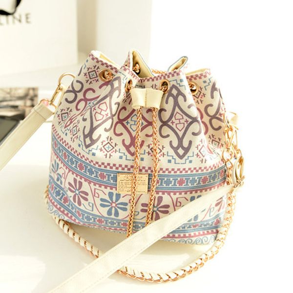 

сумка для женщин 2019 богемия стиль холст кулиской bucket bag pearl плеча сумки женщин сумки посыльного болса feminina bolsos