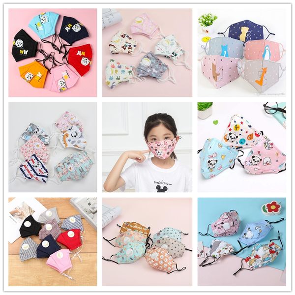 

and kids cloth mask with valve reusable face mask cartoon face masks anti dust cotton breather anti dust filter face mask pm2.5