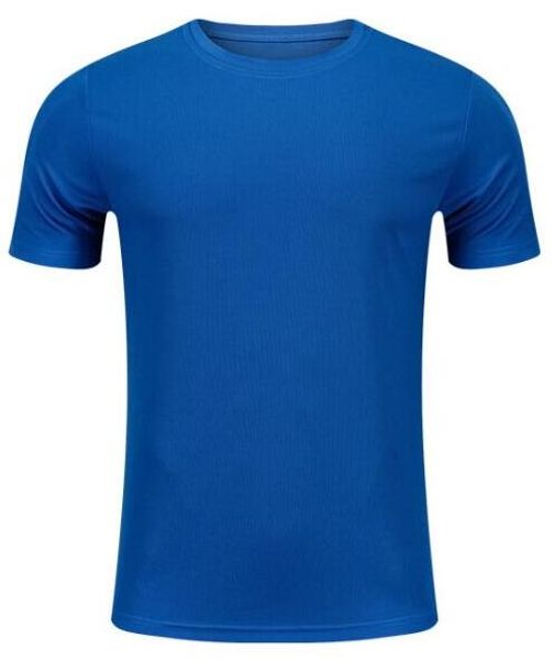 

2019 men's tight clothes running short-sleeved quick-drying t-shirt 2234, Black;blue