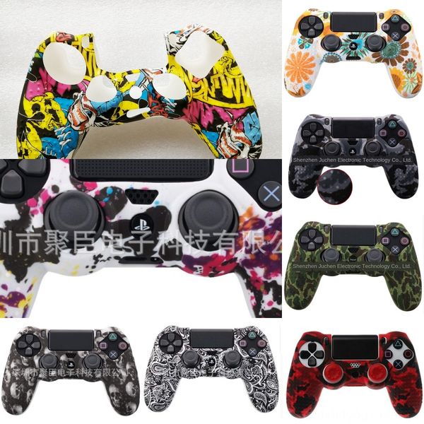 

uw1mb антипробуксовочная силиконовый защитный чехол кожи для dualshock возьмитесь ps4 ds4 pro корпус контроллера крышки аналоговый 4 тонкий